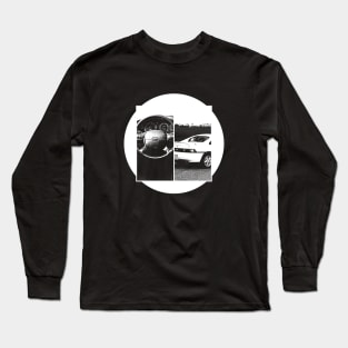 TOYOTA MR2 MK2 Black 'N White 5 (Black Version) Long Sleeve T-Shirt